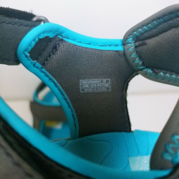 Teva Youth 5 / Woman 7 Sandals Aqua Blue Gray Putian Athletic Comfort walking - Picture 6 of 6